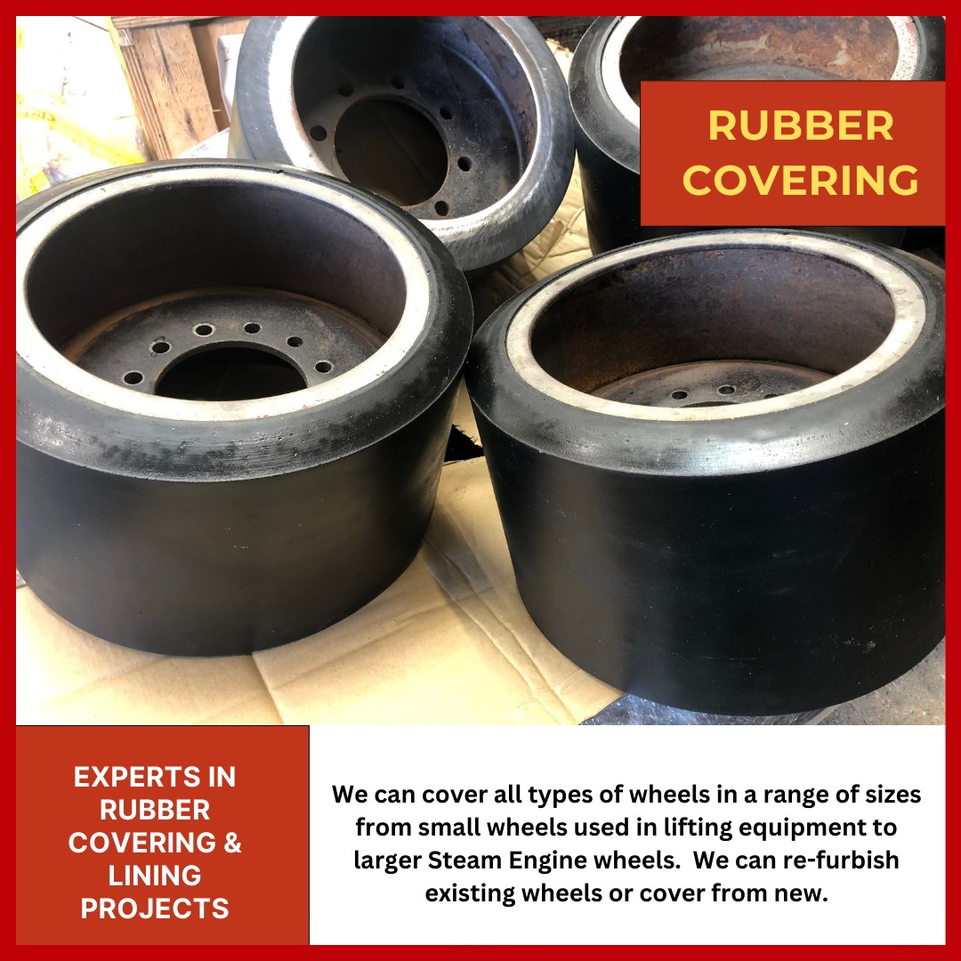 We provide a one-stop shop for all wheel covering requirements. Find out more: cliftonrubber.com/rubber-coverin… #wheelcovering #trackwheels #rubbercovering #rubber #polyurethane #agriculture #transport #vintagemachinery