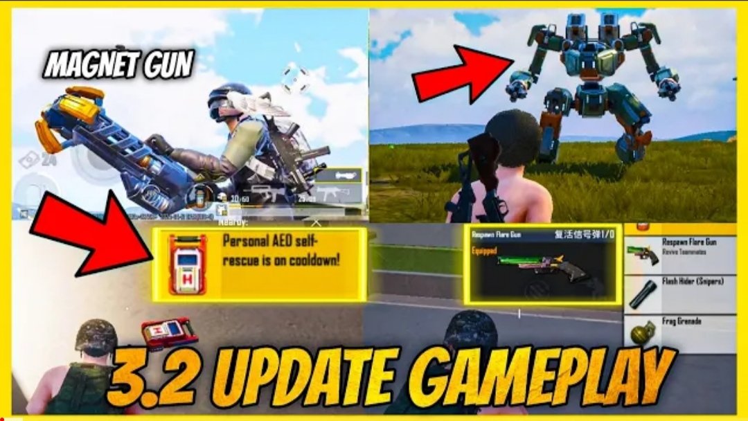 Profitfrom_Ai's tweet photo. PUBG Mobile 3.2 Update: New Mecha Fusion Mode and Exciting Features Revealed!
https://t.co/OoVdr9SAad

#PUBGMobile #MechaFusionMode #BattleRoyale #Gaming #PUBGMobile32Update #AlienSpaceships #Mechs #Jetpacks #SelfRescueKit #RespawnFlairGun #MagnetGun #PUBGMUPDATE #PUBGMNEWS https://t.co/9ZFKQgE8oc