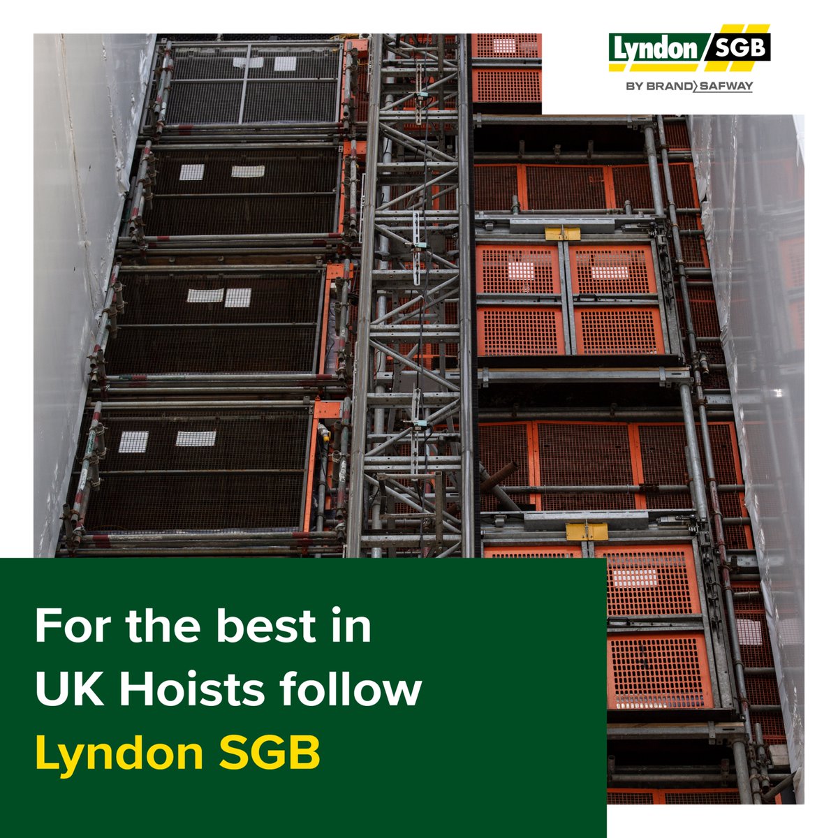Contact the Lyndon SGB Hoists team for more details on our award-winning fleet of #construction hoists 🏗️ 📲 03333 448 450 📧 info@lyndon-sgb.co.uk Find out more about our #hoist brand in our brochure 👨🏻‍💻 ow.ly/RZig50RhQ1L #LyndonSGB #WeAreOne #AtWorkForYou