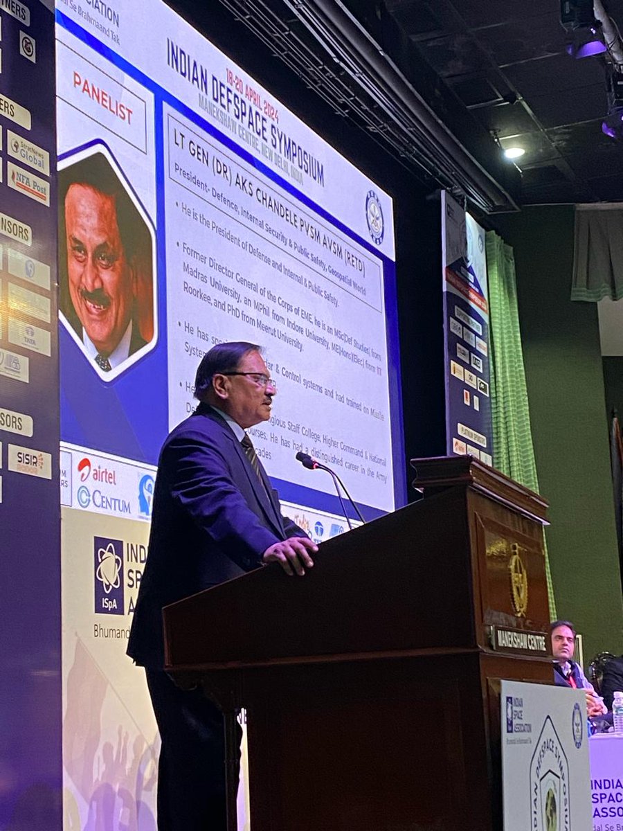 Lt. Gen (Dr.) AKS Chandele PVSM AVSM (Retd.), President of Defense, Internal Security & Public Safety at Geospatial World, emphasizes the critical role of geospatial technologies in space exploration and security. #GeospatialTech #SpaceSecurity