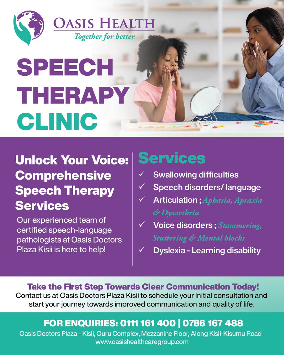 Look no further...
#SpeechTherapy
#Togetherforbetter