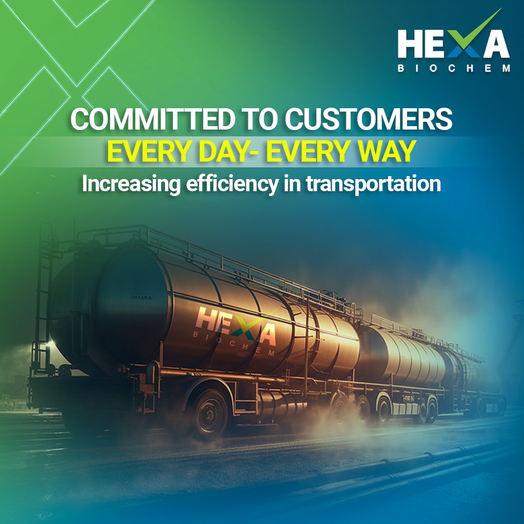 The inception of wheeled tanker loads and setting up stationed storage facilities at customers’ end are proving to be exemplary when one talks about customer centricity in the industry space. #hexa #hexabiochem #hexabiochemsolution #biochemsolution #hexacustomers #transportation