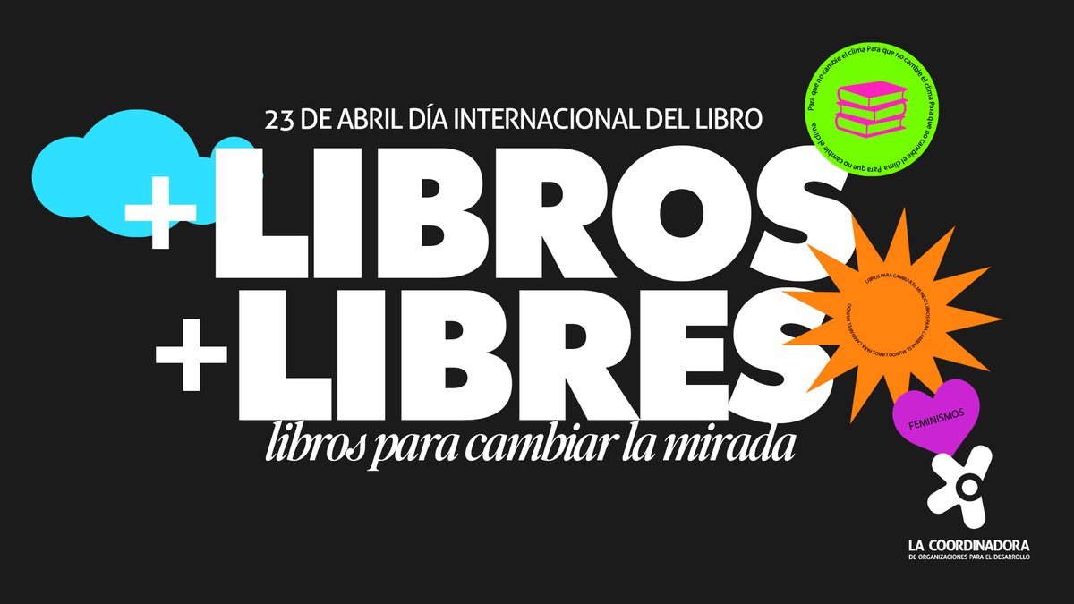 Un año más en La Coordinadora queremos celebrar el Día del Libro recomendando📘📗📕 Libros que sirvan para cambiar la mirada. Libros para ser más libres #DiaDelLibro Entra en el enlace▶️ Pasen y vean 😉 coordinadoraongd.org/2024/04/10-lib…