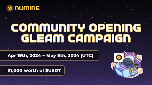 🎉NUMINE Community Opening Gleam Campaign🎉 🎁$1,000 worth of $USDT ⏰~ May 9th, 2024 To Enter: ✅ Follow @numineverse ✅ Like, RT & Tag 3 Friends ✅ Complete #Gleam ⤵️ gleam.io/GpDNR/numine