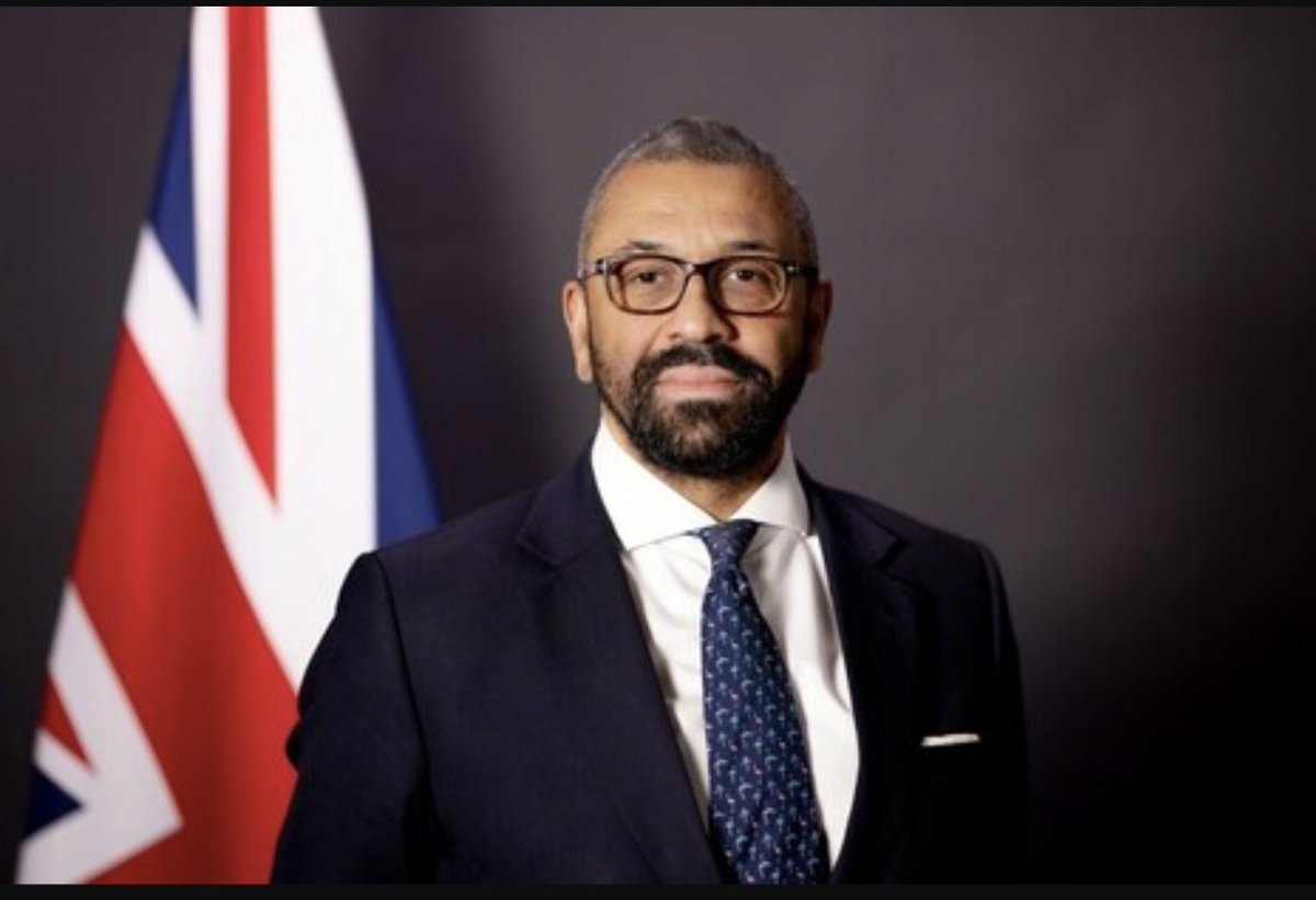 British Home Secretary James Cleverly.

What he is saying are 'hard hitting' facts.

China will rise again.