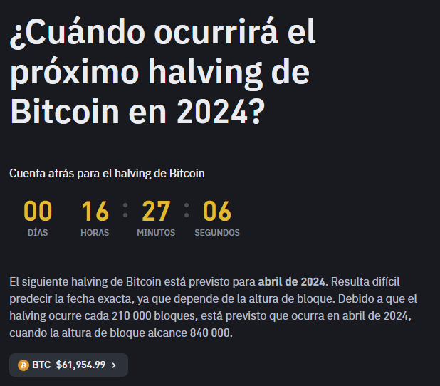 CriptoDxyz's tweet photo. El Halving está cerca, a unas pocas horas 🥂🎉

https://t.co/IAI0sjfWN6
#BTCHalving #BTC #Bitcoin #Halving2024 https://t.co/2Wb9j3RZH2