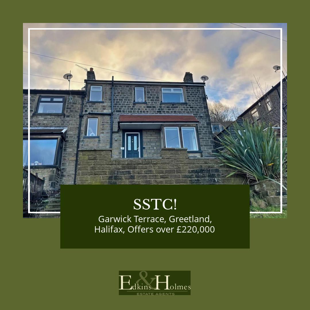 👉SSTC👈

🏡 Garwick Terrace, Greetland, Halifax - Offers over £220,000

Could we do the same for you? 📞 Call us on 01422 298855

onthemarket.com/details/141625…

#ProudGuildMember #homesforsale #homestolet #localestateagent #ukproperty #supportloc
