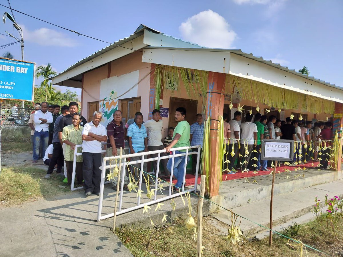 From Herminder Bay, voices resonate in the elections as Voters play their pivotal role in shaping the nation's destiny during #GeneralElections2024. #ECI #LokSabhaElections2024 #ECISVEEP #IVoteforSure #ChunavKaParv #DeshKaGarv