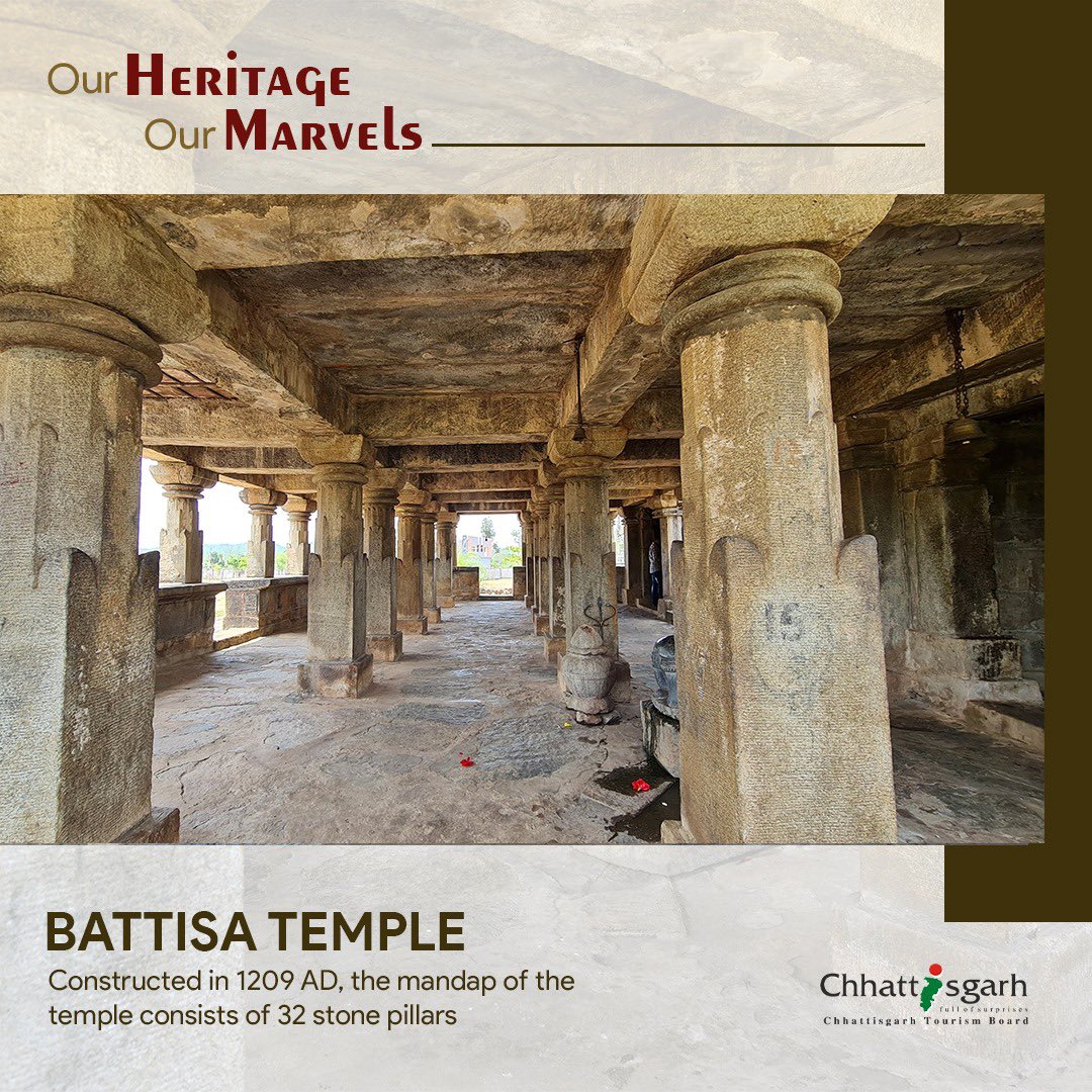 GoChhattisgarh's tweet photo. 𝐎𝐮𝐫 𝐇𝐞𝐫𝐢𝐭𝐚𝐠𝐞 𝐎𝐮𝐫 𝐌𝐚𝐫𝐯𝐞𝐥𝐬
Barsur, Throne of Nagavanshi Dynasty, located 32 km from Dantewada district, is a captivating destination for history and archaeology enthusiasts, with many monuments and structures that promise to amaze visitors.
#heritage #barsur https://t.co/pU0Matwr7t