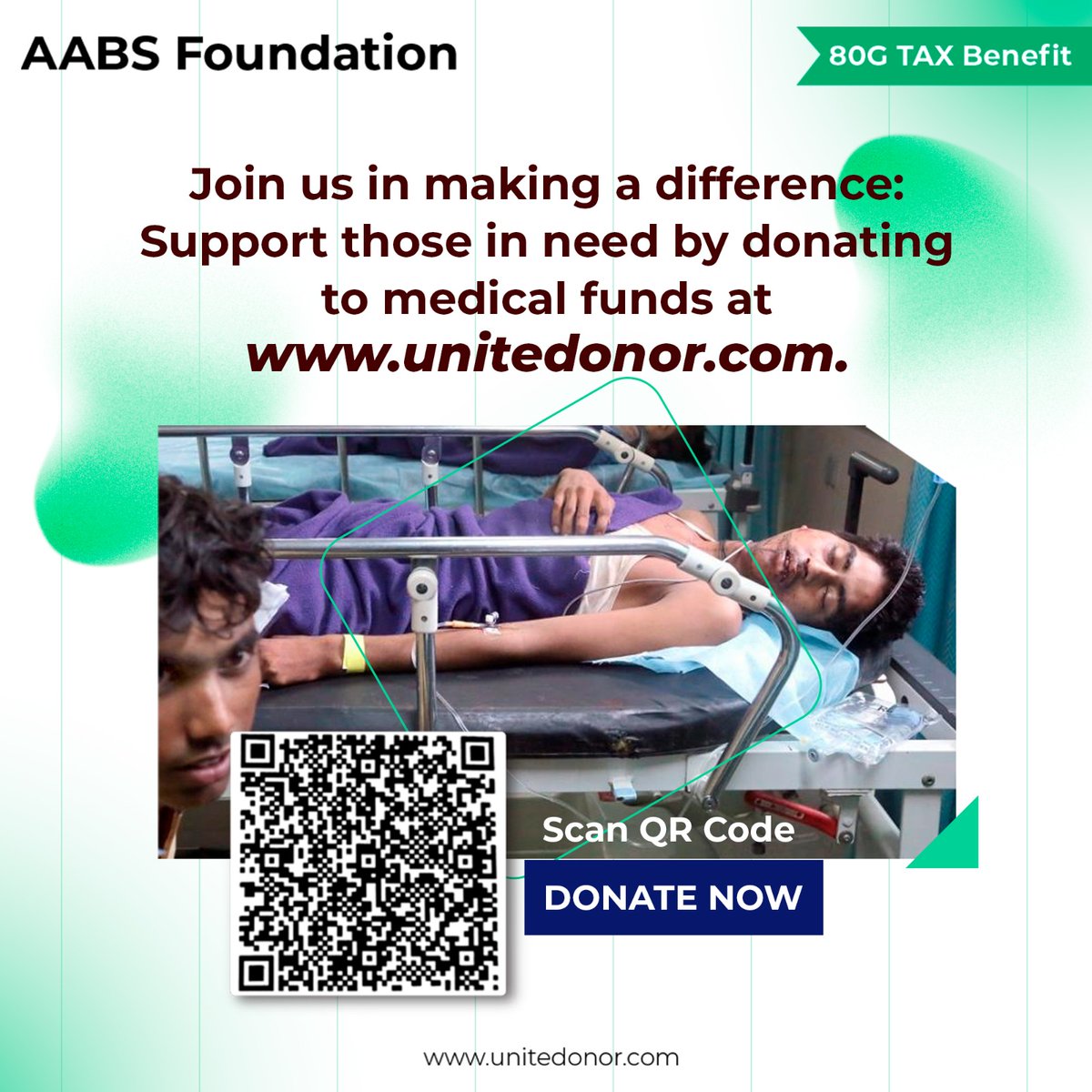 Let's make a difference together! Your support can change lives. Join us in offering hope and assistance to those in medical emergencies by donating to our emergency funds at unitedonor.com. 

#UniteDonor #UnitedForLife #SupportOthers #SpreadHope