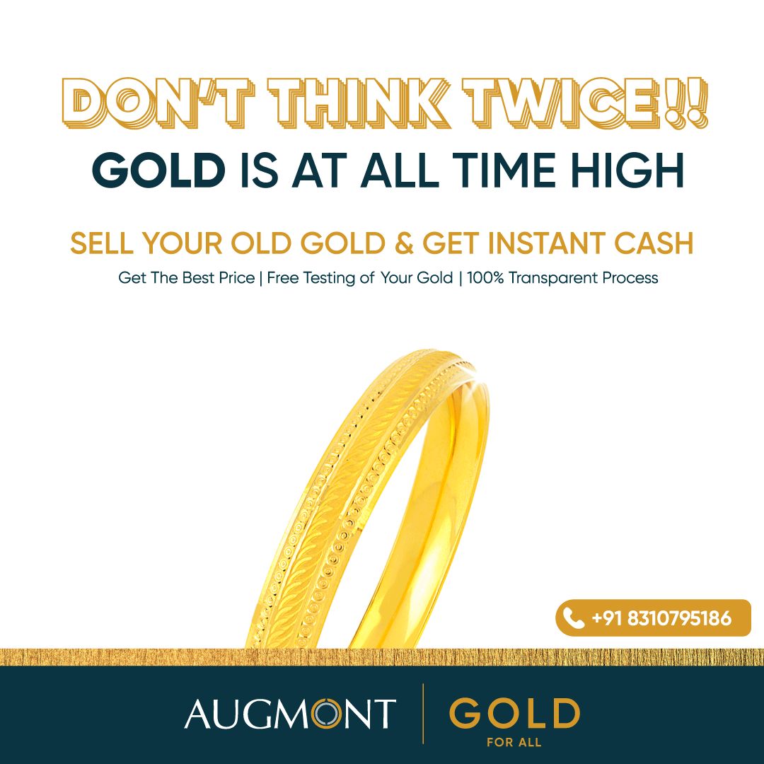 Cash in on the golden opportunity with Augmont! Sell your old gold at peak prices and enjoy instant cash with our transparent process.
.
.
#CashForGold #InstantCash #Augmont #AugmontGold #AugmontGoldForAll #Gold #SellOldGold #AugmontSellOldGold