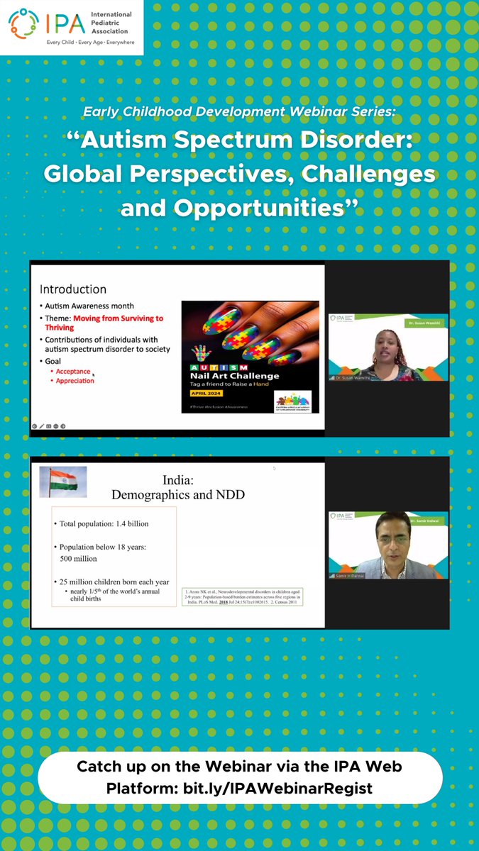 The Early Childhood Development Webinar Series: “Autism Spectrum Disorder: Global Perspectives, Challenges and Opportunities” was conducted yesterday. With key experts discussing ASD from the perspectives of different regions, this is surely a webinar you do not want to miss!