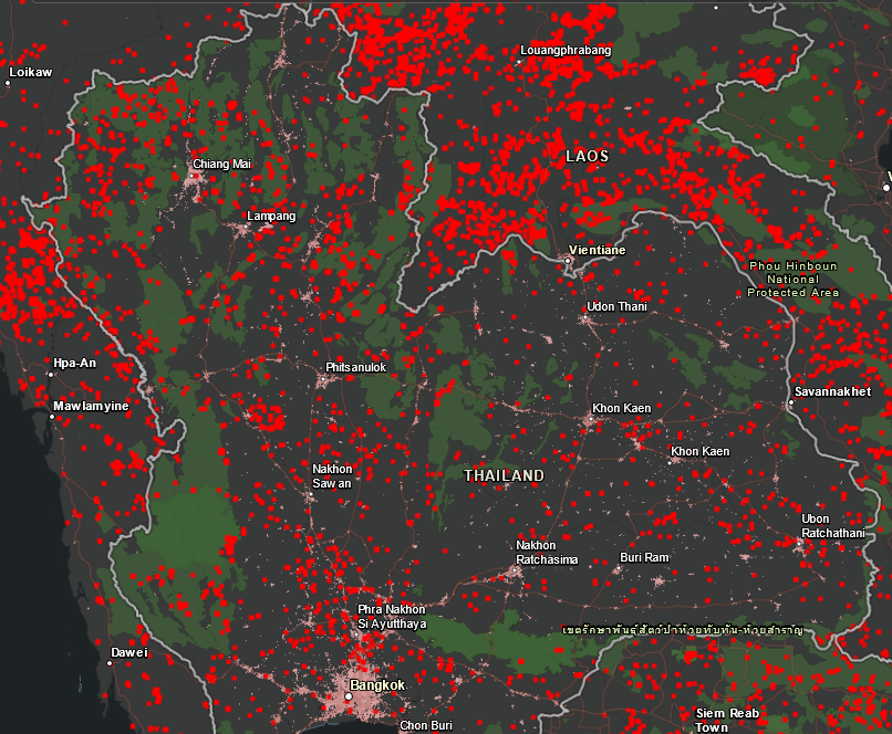 'Under control'? If they were under control, Thailand would have no active fires.