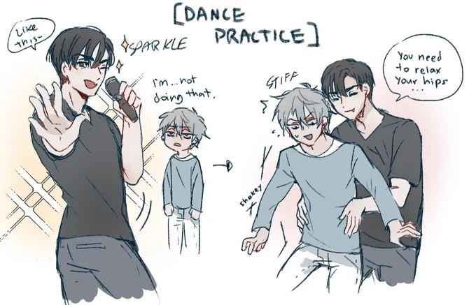 Pt 3 Auctor AU. Quality time together?!  Kind of feels like bullying your tired senior though... 😔 #ALNST #ivantill 