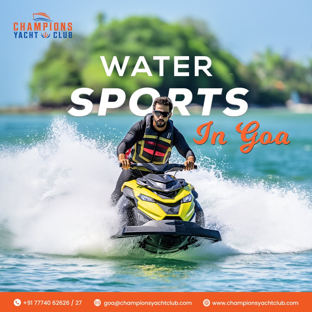 CYC_Goa's tweet photo. CYC has curated the best watersports combo to offer you all kinds of adventures in Goa.
To know more, reach us at: https://t.co/fAYsx5hcHy
#ChampionsYachtClub #WatersportsInGoa #Watersports #GoaDiaries #GoaTourism #YachtingInGoa #RentAYacht #GoaCruise #GoaTravel https://t.co/CoGkpsI6U7