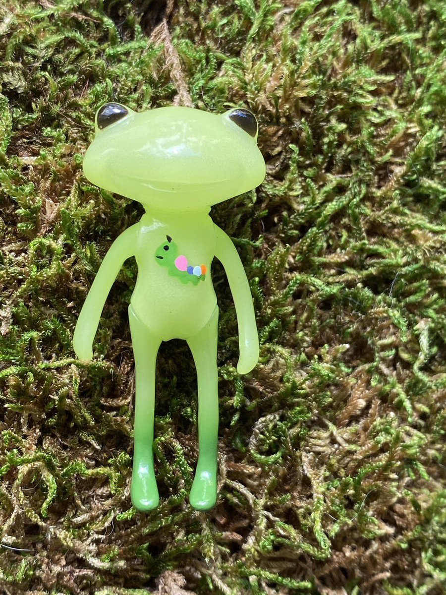 wanda_frog's tweet photo. We also have FWF Harley &amp; a long-ear verision Lenny. Lavie has a similar color body with gradation in the feet but has prominent ears &amp; a small pink nose that points upward
We hope you can awaken your souls with our new dolls in this season of life &amp; growth
#wonderfrog #wandashop https://t.co/JnJjfPFSYm