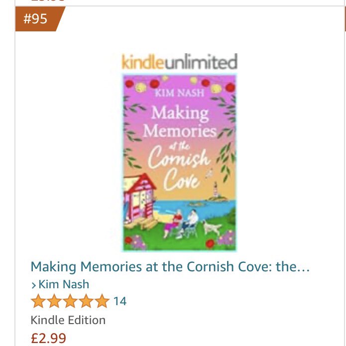 Congratulations @KimTheBookworm Top 100 Amazon Hot New Releases amazon.co.uk/Making-Memorie…