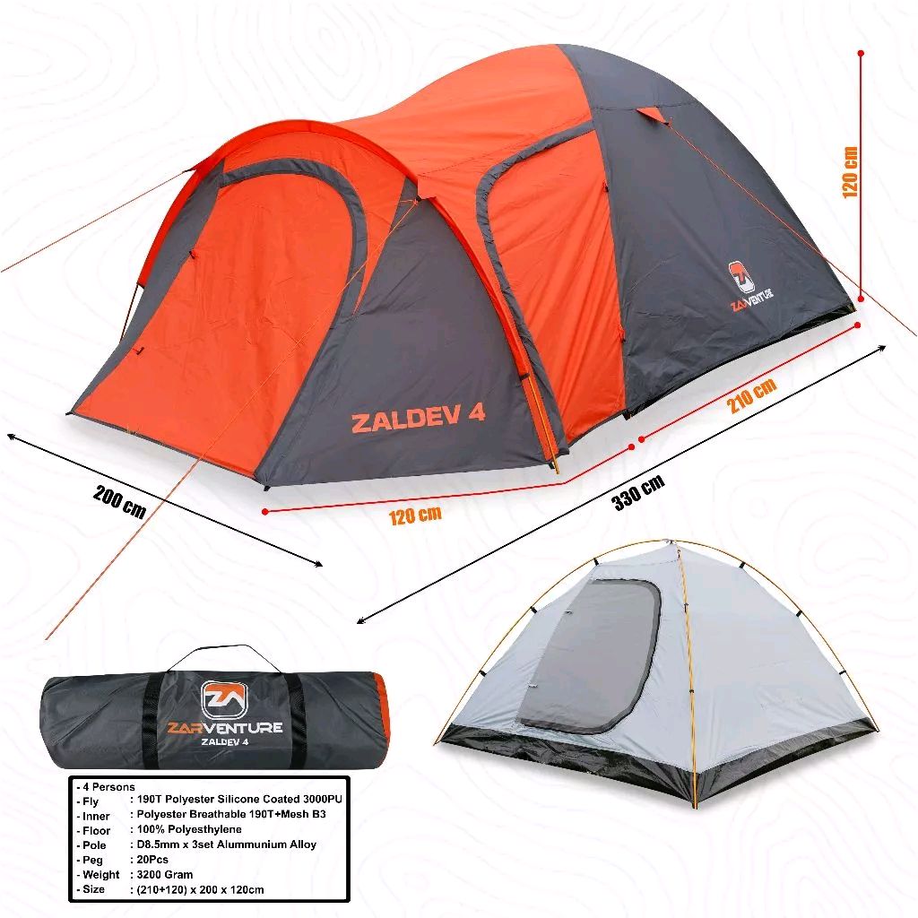 LunaQist's tweet photo. Cek Zarventure Tenda Camping Zaldev 4 Kapasitas 4 Orang dengan harga Rp982.000. Dapatkan di Shopee sekarang! https://t.co/WRXMdEKee5 https://t.co/OJAy8DmueU
