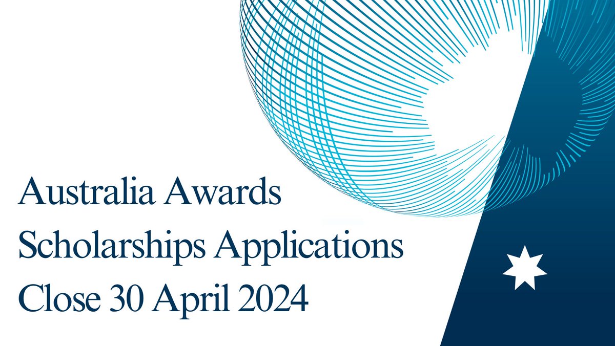 ⏳Applications for the #AustraliaAwards Scholarships to study in Australia 🇦🇺 in 2025 close soon! Are you a game changer looking to contribute more to your home country? You can do so with an Australia Awards scholarship! Apply now: bit.ly/39Eu3IR