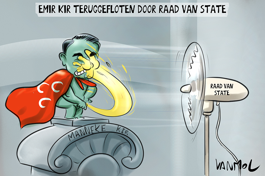 #doorbraak #vanmoltoons #vanmol #cartoon #brussel #kir #emirkir #rvs