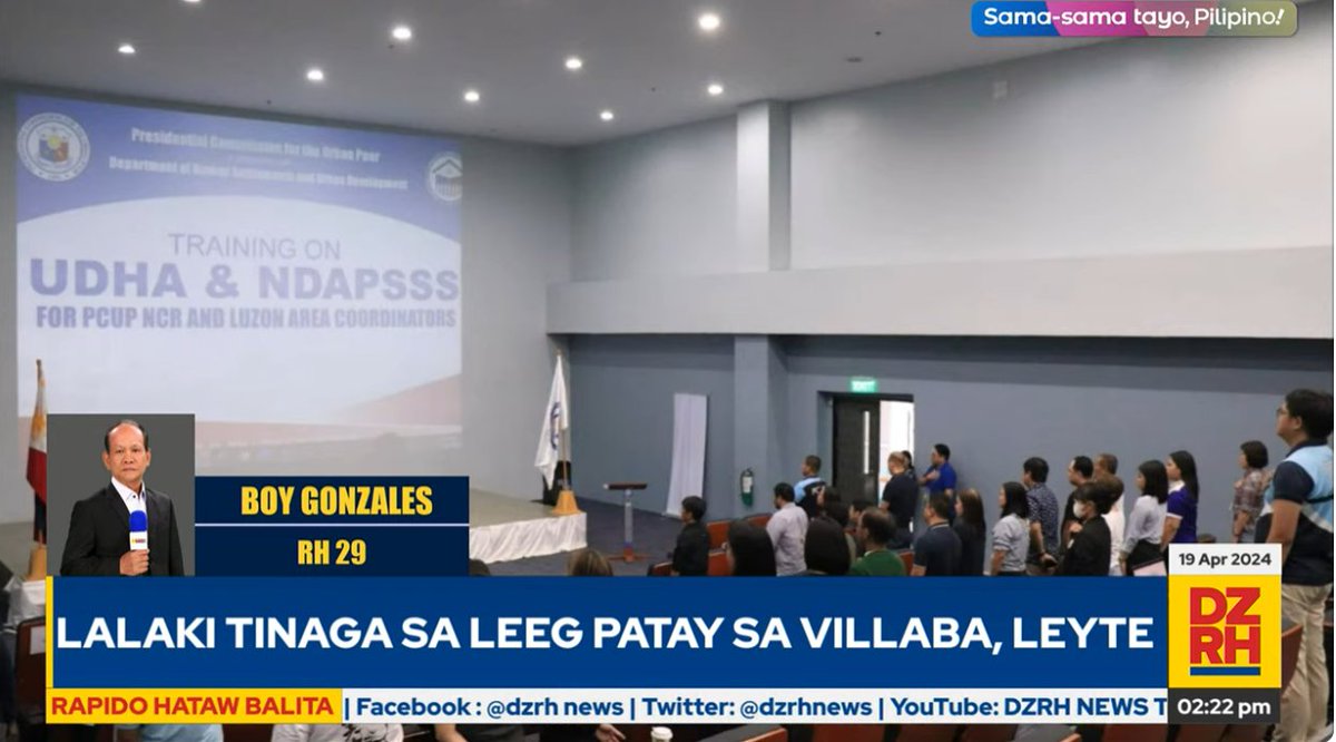 Pres'l Commission for the Urban Poor (PCUP) at Dep't of Human Settlement and Urban Development (DHSUD) pinaigting ang kampanya laban sa professional squatters at squatter syndicates | RH 29 @boy_gonzales

#RapidoHatawBalita
#SamaSamaTayoPilipino

WATCH: facebook.com/dzrhnews/video…