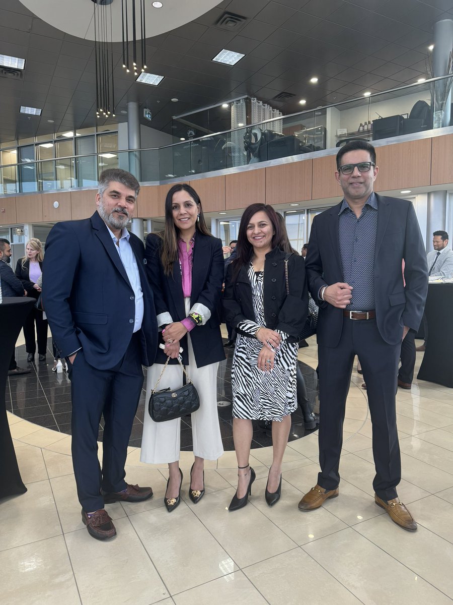 ravitaurus's tweet photo. What an enriching evening at the networking event hosted by @RBC in collaboration with the @IndoCanadaCC at @Lexus Car Dealership WestEnd @CityofEdmonton ! 💼✨

We were honored to have insightful guest speakers like Navi Brar, Ron Pavon, and Atif Munawar, MBA.

#rbc #iccc #oogc https://t.co/CsKLq1trRc