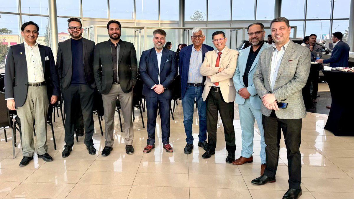 ravitaurus's tweet photo. What an enriching evening at the networking event hosted by @RBC in collaboration with the @IndoCanadaCC at @Lexus Car Dealership WestEnd @CityofEdmonton ! 💼✨

We were honored to have insightful guest speakers like Navi Brar, Ron Pavon, and Atif Munawar, MBA.

#rbc #iccc #oogc https://t.co/CsKLq1trRc