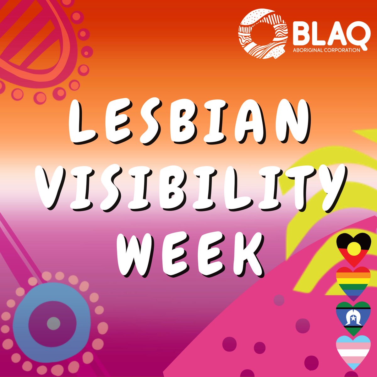 This week is Lesbian Visibility Week celebrating the power and achievements of our LGBTQ+SB women and gender-diverse communities. Shout out to our staunch and solid First Nations Lesbians Everywhere! #UnifiedNotUniform #LVW24