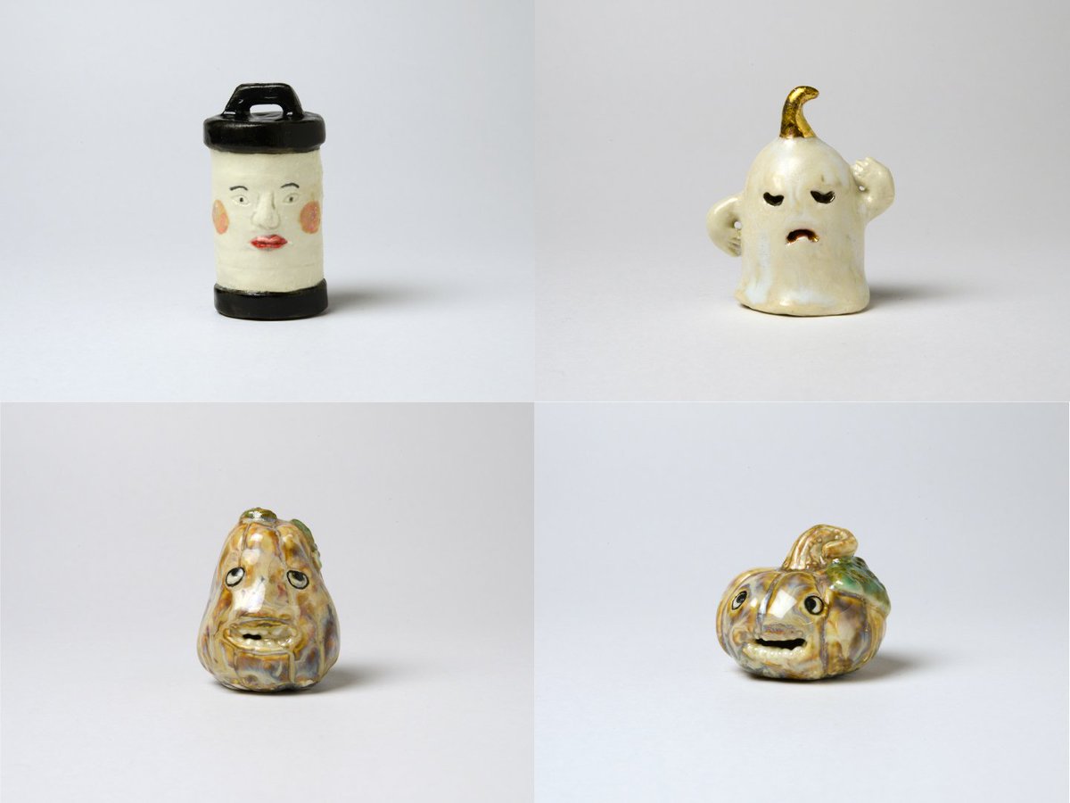 nezunonetsukeya's tweet photo. ▼作品紹介　泉水（いずみ）
本日19日は陶作家の泉水さんが在廊（在室？）しています。今回初お披露目の「ユビキタスユビニンギョウ」は指にはめて全力で楽しむものです！いつでもどこでも簡単に！ #kam15th #神戸アートマルシェ #kobeartmarche https://t.co/gExI0JaXI5