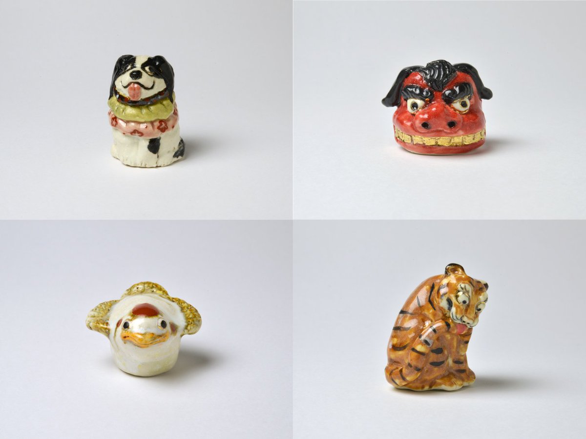 nezunonetsukeya's tweet photo. ▼作品紹介　泉水（いずみ）
本日19日は陶作家の泉水さんが在廊（在室？）しています。今回初お披露目の「ユビキタスユビニンギョウ」は指にはめて全力で楽しむものです！いつでもどこでも簡単に！ #kam15th #神戸アートマルシェ #kobeartmarche https://t.co/gExI0JaXI5