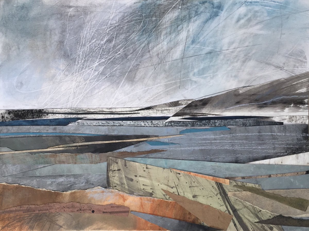 New mixed media #collage inspired by #LochLinnhe, #Scotland - part of my upcoming joint show with Eleanor Cunningham at Birch Tree Gallery, #Edinburgh 18th May-14th June. I’ll be giving a talk at 10am on the 18th - everyone’s welcome 😊

birchtreegallery.co.uk

#birchtreegallery