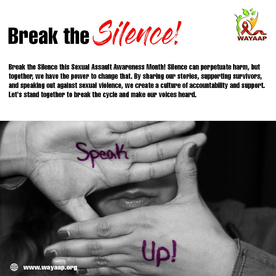 Let's break the silence and stand together for #SexualAssaultAwarenessMonth. It's time to empower survivors, educate communities, and advocate for change. #BreakTheSilence #EndSexualViolence #SupportSurvivors @UNDP @UNDPKenya @unwomenkenya