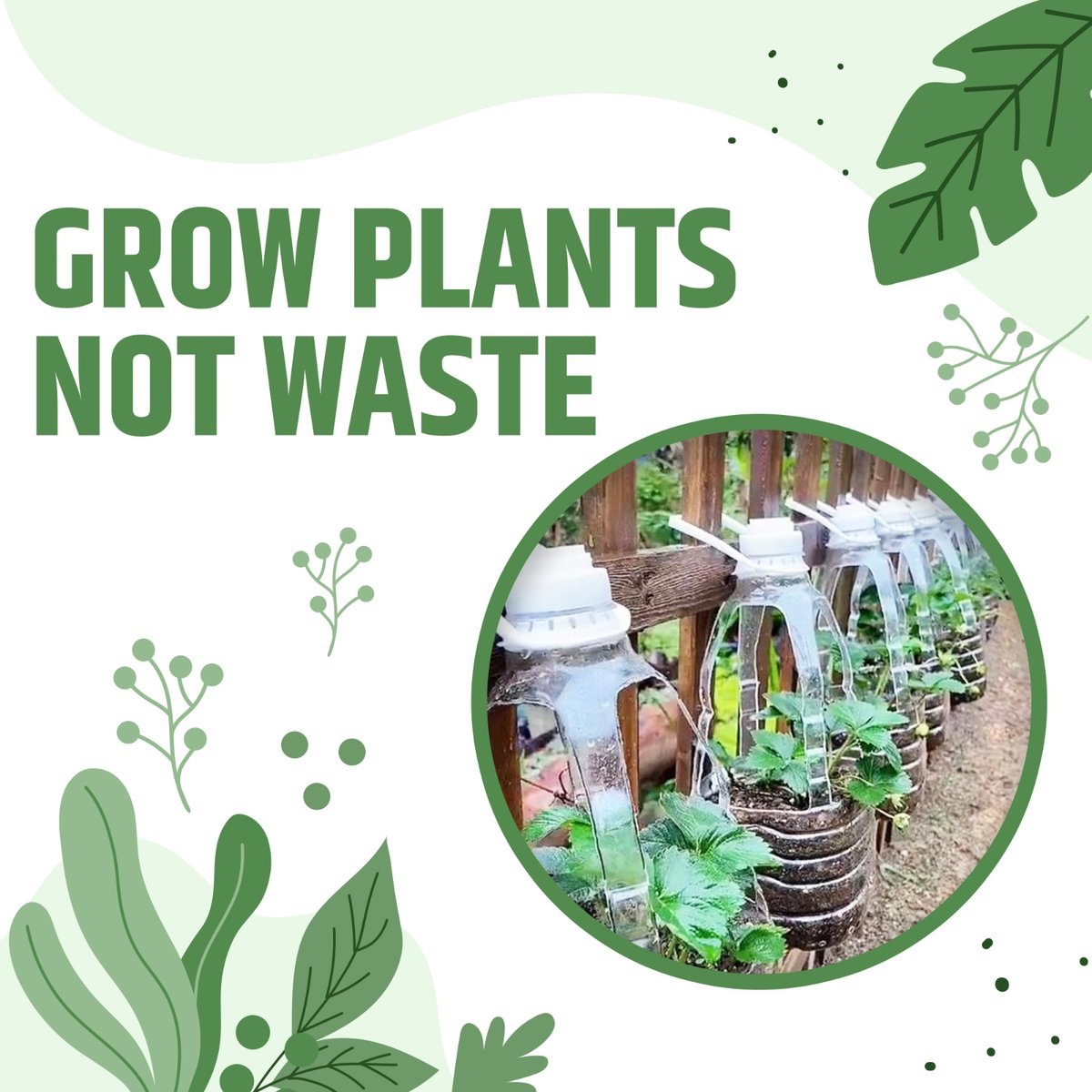 Let's cultivate greenery, not garbage. Reduce waste, and grow plants. #CleanIndiaGreenIndia
