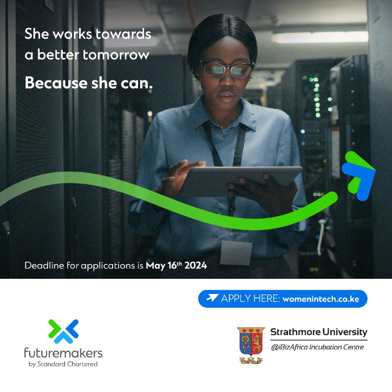Are you: 👉🏾A founder/co-founder of a female led busines 👉🏾Based in Kenya 👉🏾Addressing a socio-economic challenge 👉🏾Leveraging on emerging technologies The #SCWomenInTech programme is for you. Apply and accelerate your business growth. womenintech.co.ke @iBizAfrica