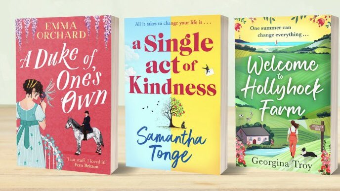 The beginning of next week is looking very colourful and gorgeous at @BoldwoodBooks publication day on… Monday @EmmaOrchardB Tuesday @SamTongeWriter Wednesday @GeorginaTroy