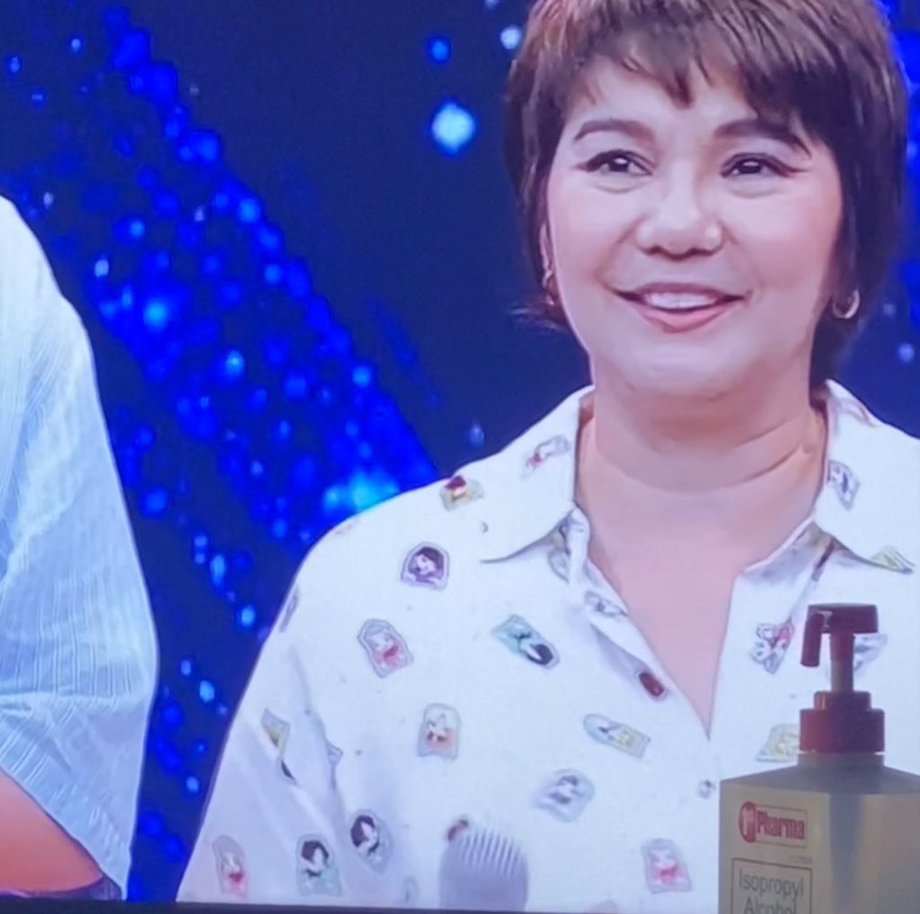 mypjminishop's tweet photo. Tsang Amy is wearing Tiny Tan Pajama Set from Bench sa showtime today and ang gandaaa ng bagsak!!! Di lang pala sya pantulog, pwede rin ootd!!! Huhu parang gusto ko bumili… Last time sinuot nya rin ung purple top then pinartner nya sa jeans… sugod bench na ba?? Hahaha https://t.co/pQujBz7d8M