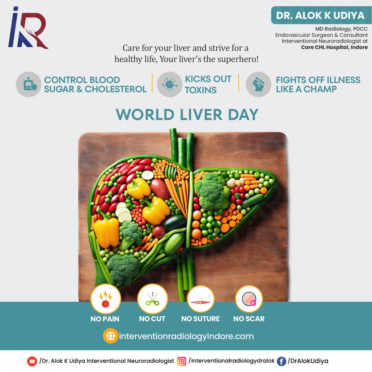 World Liver Day | Optimizing your liver's health is crucial, as it serves as your body's main detoxifying powerhouse. Consuming foods rich in essential nutrients ensures that your liver functions optimally and maintains its vital role in detoxification. 💪🏼