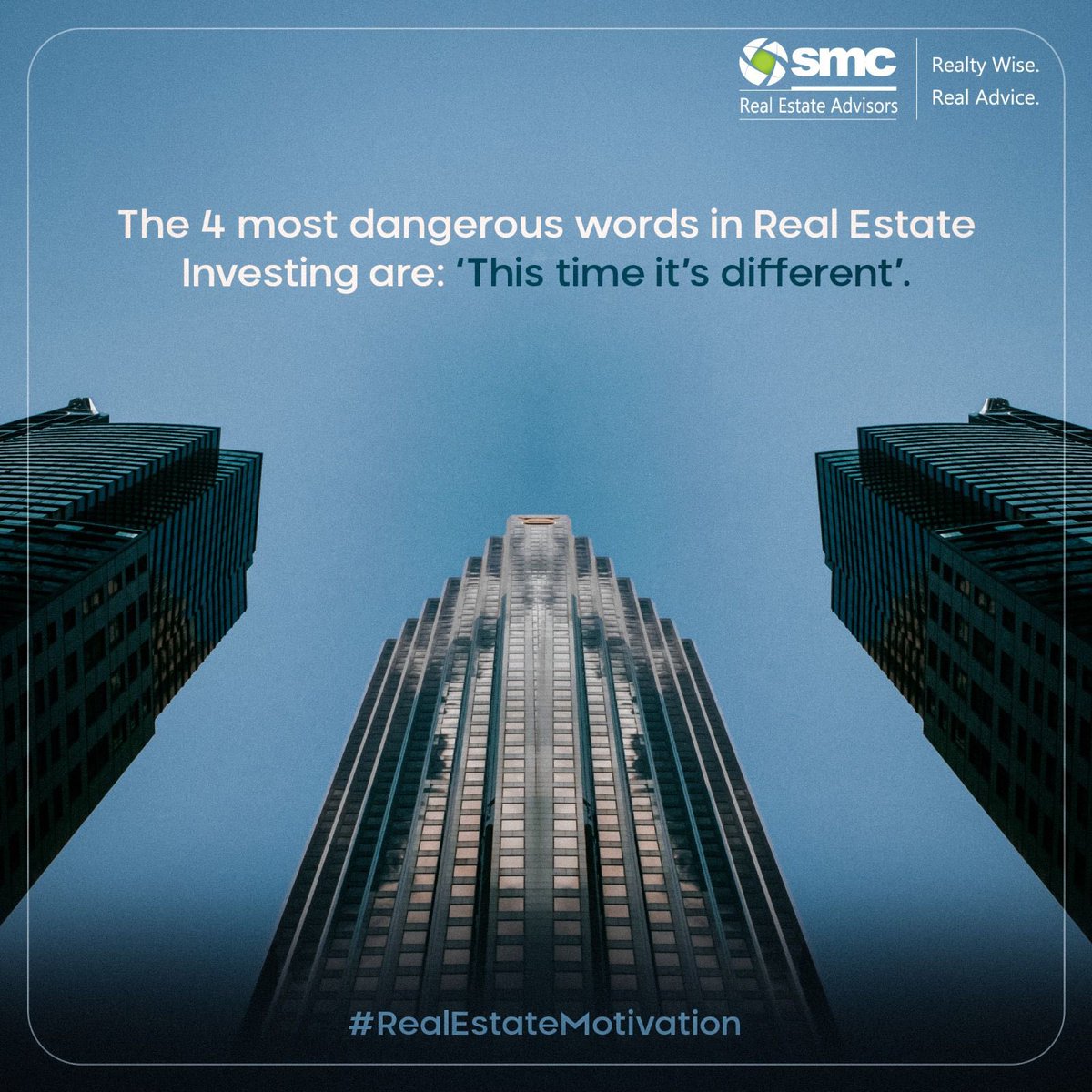 History doesn’t repeat but it rhymes. ‘Now’ is the time to invest in real estate! 🏠⏳ . . Visit: bit.ly/SMCRealty . . . . . . . #SMCRealty #RealEstateMotivation #RealEstateIndia #RealtyIndia #RealtorLife #RealtorIndia #HomesIndia #InvestmentIndia