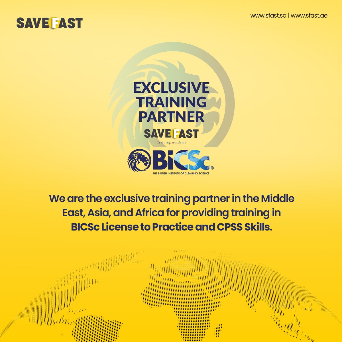 SaveFast is very proud to be @BICSc_UK exclusive partner for face-to-face training delivery across the IMEA and Asia regions. We have already opened state-of-the-art BICSc training centres in Saudi Arabia,The UAE and India