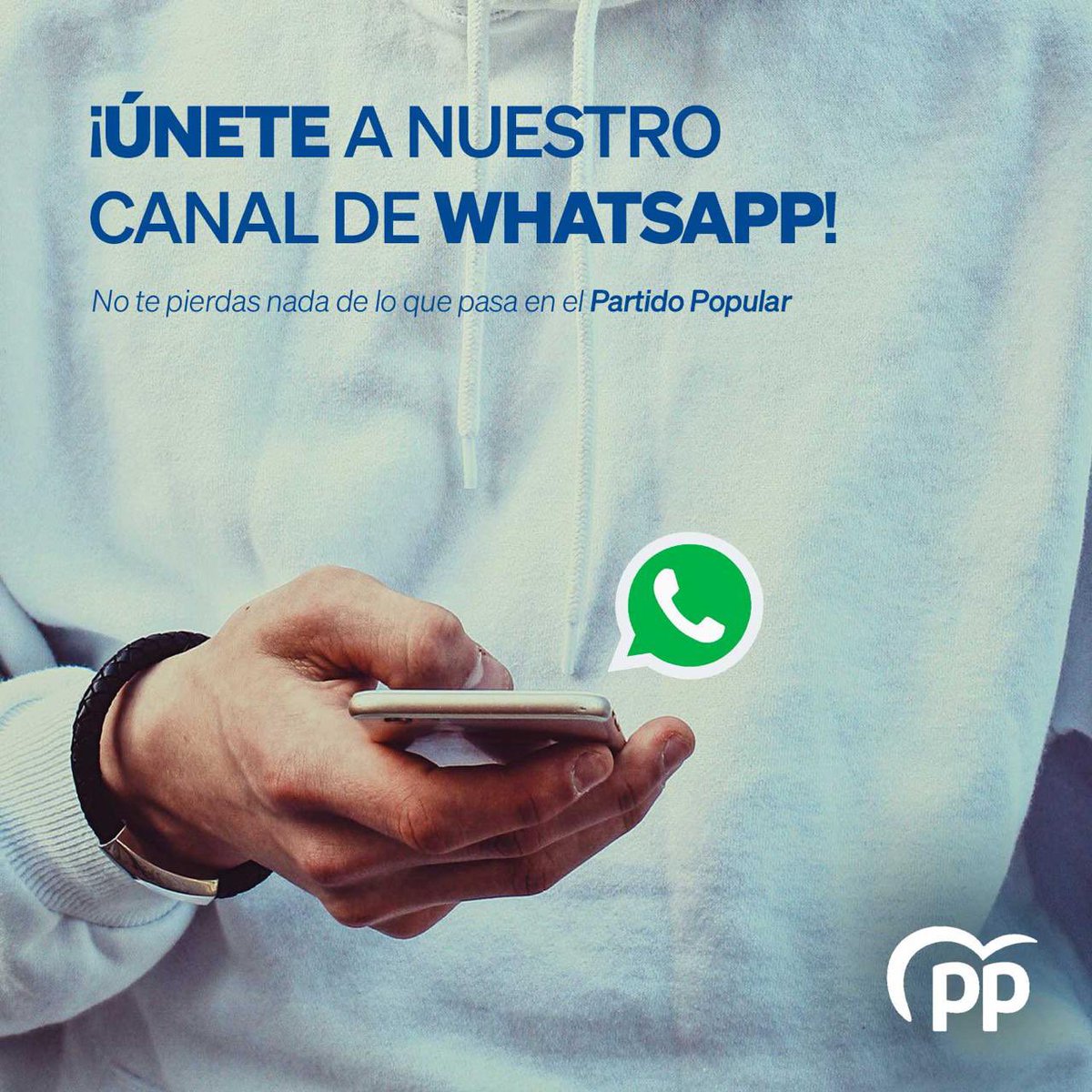 ❌ Otros te querrán contar qué decimos y qué defendemos. 🔵 Únete a nuestro canal de WhatsApp y entérate de todas nuestras acciones y propuestas de primera mano. 🔗 whatsapp.com/channel/0029Va…