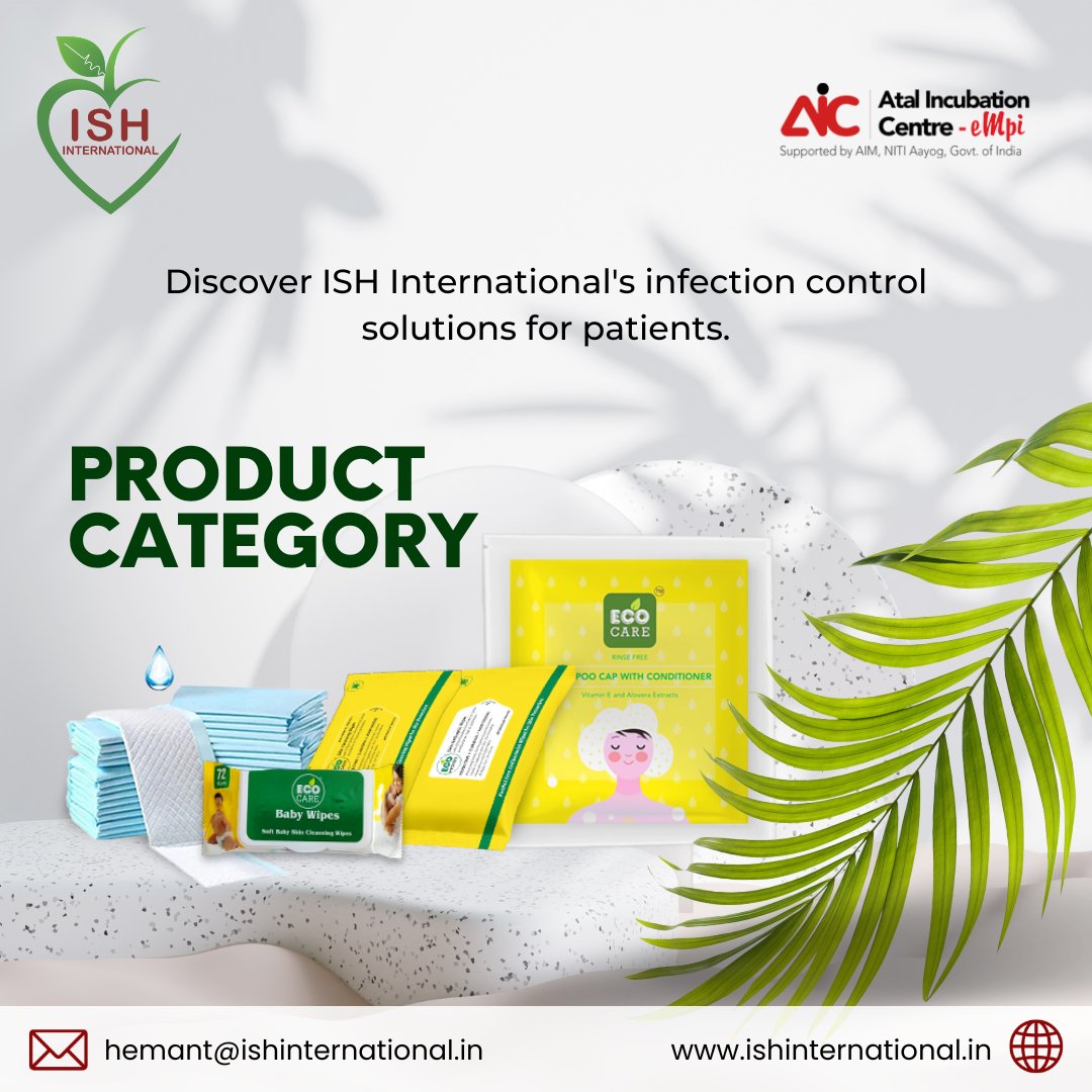 Discover cutting-edge solutions for medical needs. Elevate patient care with innovative tools. #MedicalInnovation #HealthTech #InnovateMed #MedTechAdvancements #ISHINTERNATIONAL #ISHCARE #EcoHygieneWipes #EcoCare #BabyWipes #ShampooCaps #incontinencesheet