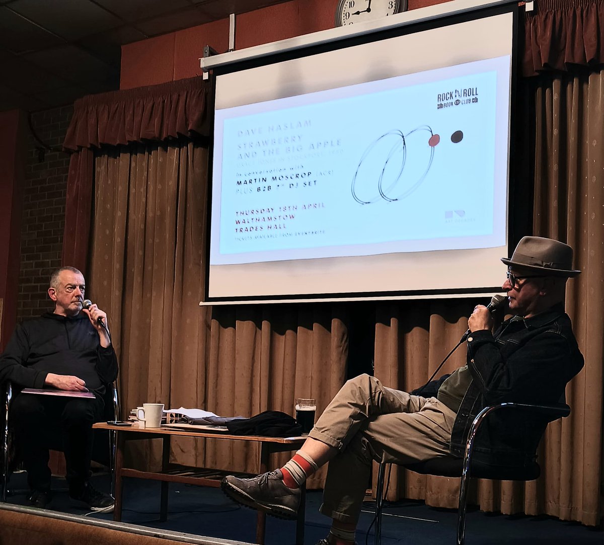 Thanks everyone at @e17RnR_books for the London launch of my book 'Strawberry & the Big Apple' about Grace Jones encountering A Certain Ratio in Stockport in 1980. Martin from ACR was a fabulous guest, shedding light on all things Grace, ACR, Tony Wilson, and New York.