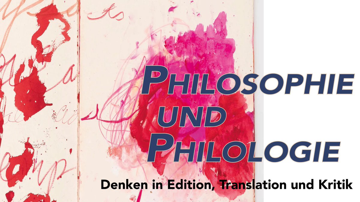 #HerzlicheEinladung: Heute um 16:30 Uhr findet der Auftakt zum zweitägigen Symposium 'Philosophie und Philologie. Denken in Edition, Translation und Kritik' zu Ehren von Anne Eusterschulte statt. Für Programm und Anmeldung 👉 temporal-communities.de/events/2024/sy…