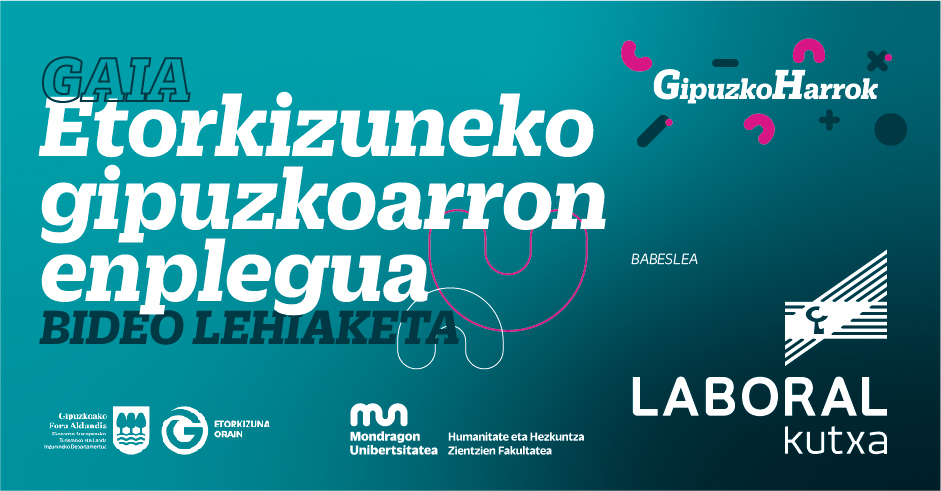 MUnibertsitatea's tweet photo. 📣 Azken egunak! #GipuzkoHarrok bideo lehiaketaren 2. edizioa antolatu du @Huhezi|k, @Gipuzkoa|ren laguntzarekin eta @LABORALkutxa|ren babesarekin.Gaia: Nolakoa izango da etorkizuneko gipuzkoarron enplegua?
📆 Bideoak aurkezteko azken eguna: apirilak 30
ℹ️ https://t.co/wTUcaKNdJX https://t.co/hWAHQni7cU