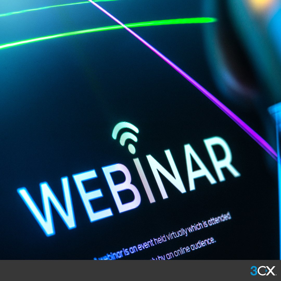 Signup for a free 3CX Certification webinar and become a 3CXpert for free! Hurry, spaces are limited! 3cx.com/blog/events/ac…