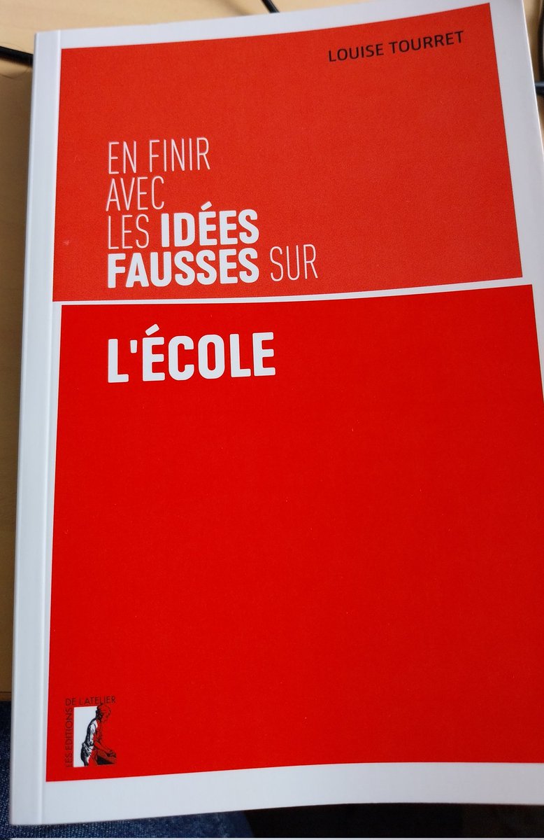 Mon livre sort aujourd'hui @AtelierEditions !