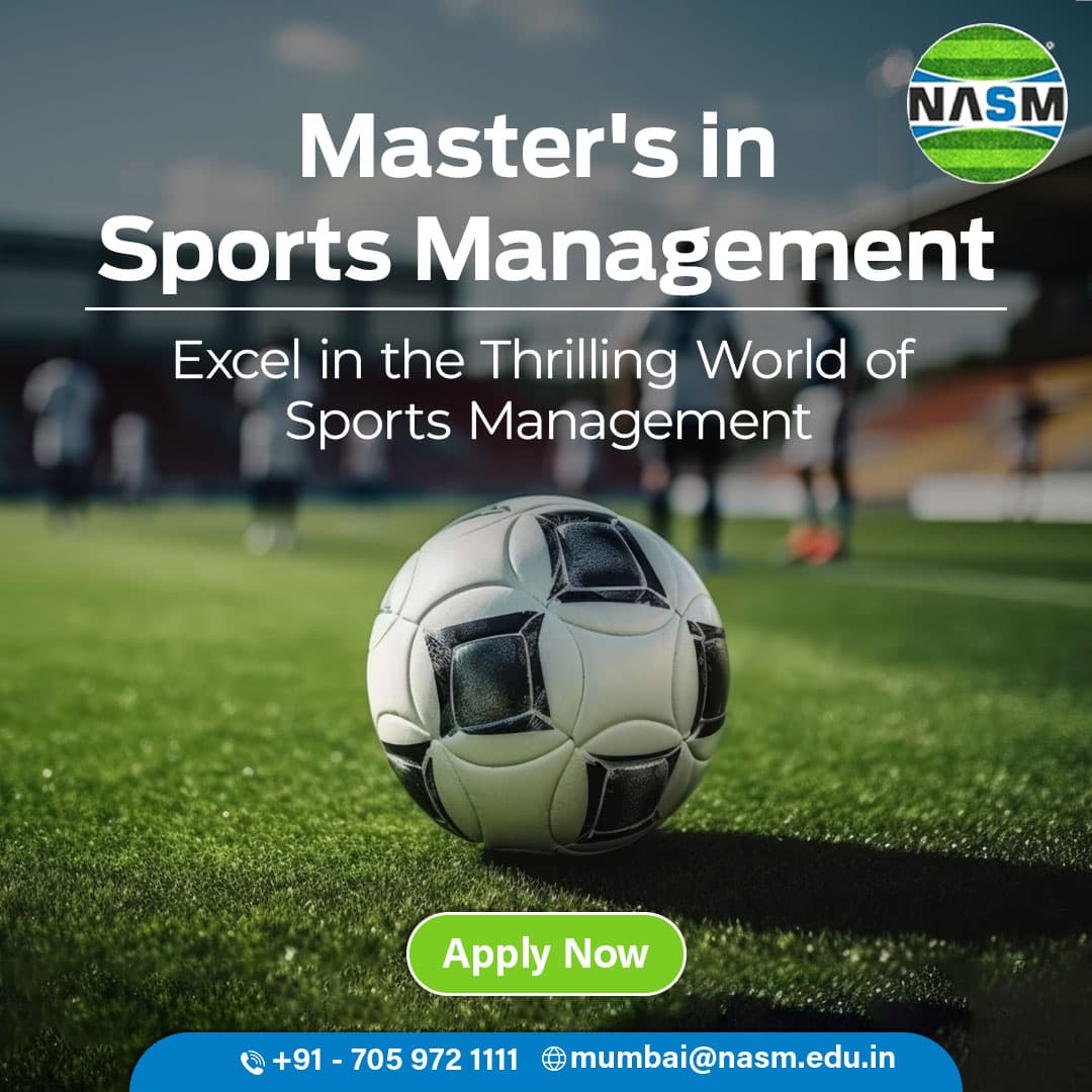nasminstitute's tweet photo. Master in Sports Management in Mumbai. Start your master’s degree career journey today!

📞: +91-87599-41111

🌎: https://t.co/rVLFhz0Nns https://t.co/1M12oVgDVA