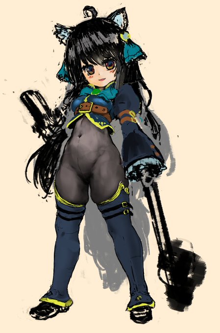 これは大体イメージが固まってきたスヴァルトリリヤ 