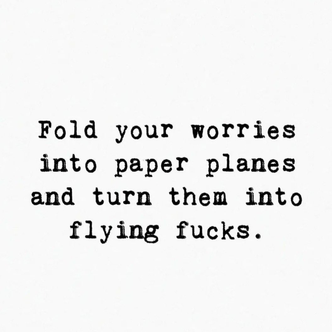 palmerdebra's tweet photo. #worries #paperplanes #flyingfucks https://t.co/yxLdhATU4k