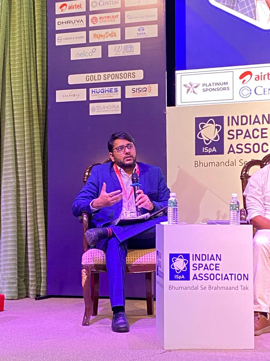 Mr Abhinesh Srivastava, CEO of BigDipper Explorations, led Session 2 on Space Security & Sustainability Strategy at #DefSpaceSymposium. With his leadership, participants engaged in insightful discussions on meeting future challenges.